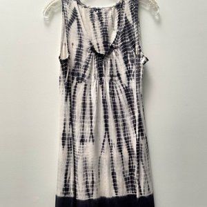 Calvin Klein Navy Tie Dye Sleeveless Dress